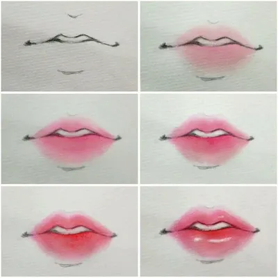 набор плоских рисованной красные губы иллюстрации на прозрачном фоне PNG ,  губы, набор губ, Нарисованный от руки PNG картинки и пнг PSD рисунок для  бесплатной загрузки