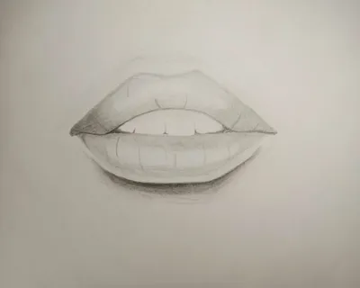 Нарисованные красивые губы - 70 фото