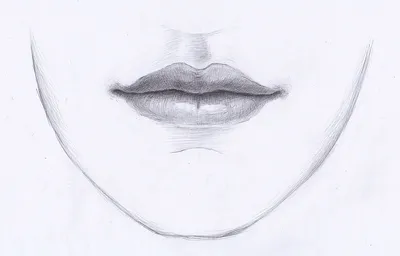Нарисованные губы - 80 фото