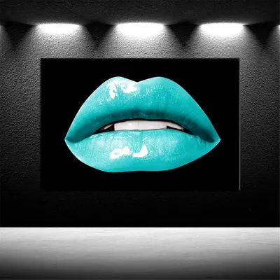Нарисованные красивые губы - 70 фото