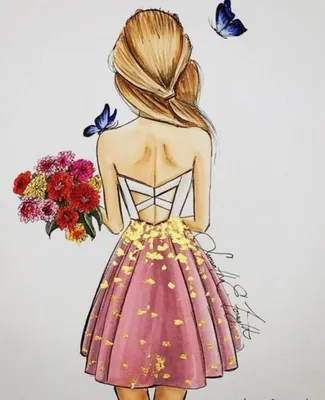 Нарисованная рукой иллюстрация платья Серая одежда Свадебное платье Розово  фиолетовая одежда PNG , Розово фиолетовая одежда, рукой, иллюстрация PNG  картинки и пнг PSD рисунок для бесплатной загрузки