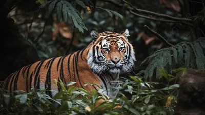 Нарисованная красота. Тигры » uCrazy.ru - Источник Хорошего Настроения