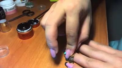 Correction of extension nails / nails Naroscheny Transformation - YouTube