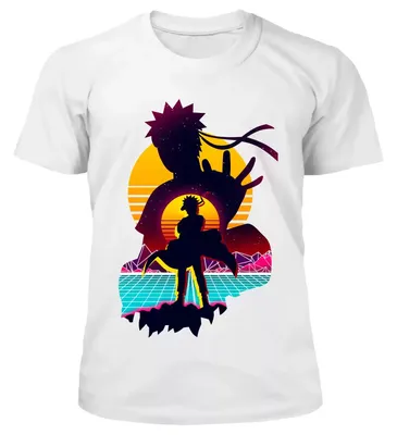 Аниме футболка Наруто: Ураганные хроники - Наруто Узумаки - купить недорого