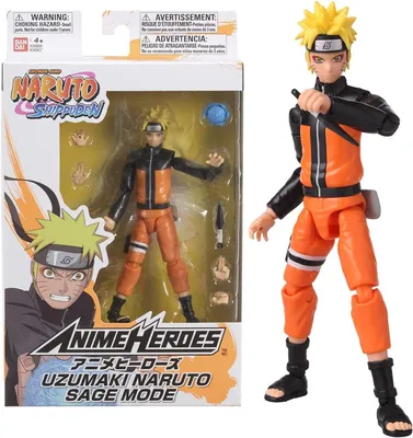 Фигурка Наруто Узумаки Anime Heroes Naruto - Uzumaki Naruto Sage Mode  Figure Bandai (ID#1481591847), цена: 1100 ₴, купить на Prom.ua
