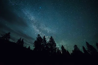 Звёздное небо ночью в пустыне» — создано в Шедевруме
