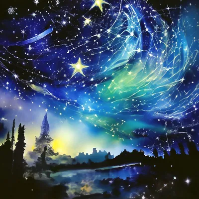 Звездное небо | Пикабу