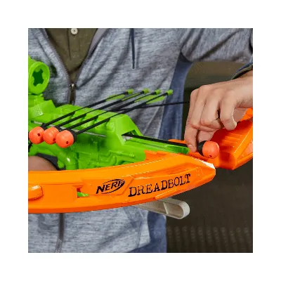 Nerf Zombie Strike Pistol Gun Blaster Green Includes Blaster Only Works |  eBay