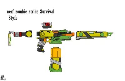 Nerf Zombie Strike Survival Shooting Toy Gun