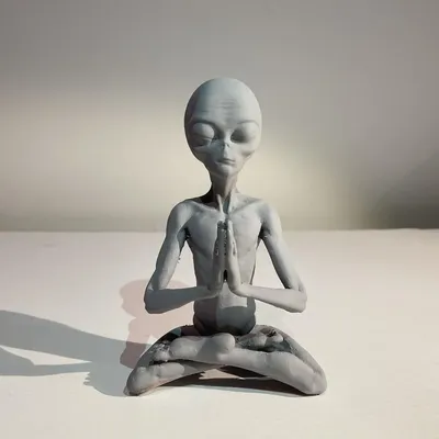 Таинственная медитационная скульптура НЛО, инопланетянин, статуэтка с  орнаментом, настольное искусство, деревянная консоль для гостей, декор для  стола | AliExpress