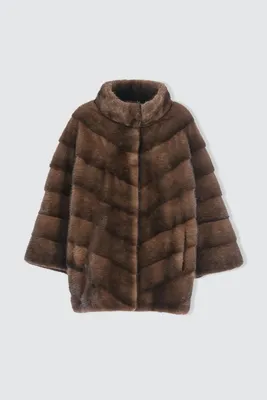 Купить куртка из меха норки с капюшоном из баргузинского соболя N-417