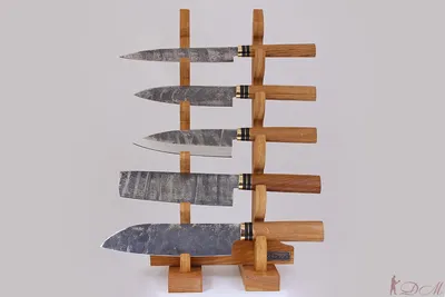 Подставка для ножей 30 см дуб светлое дерево серия Подставки для ножей  Woodinhome 153227 с доставкой - Posudamart.Ru