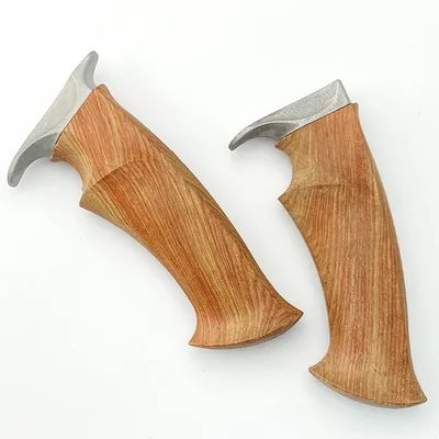 Rein Nickel 6 ножей 2 вилки для сервировки мясного Германия 3й Рейх Черное  дерево - «VIOLITY»
