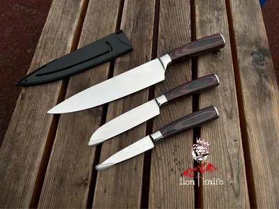 Hamonojp.ru – магазин японских ножей - Sakai Takayuki Набор из 2 кухонных  ножей: Гюйто и Петти