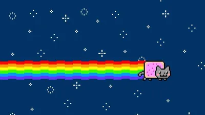 100+] Nyan Cat Backgrounds | Wallpapers.com