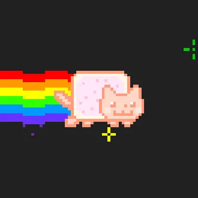 Shiny Nyan Cat - Nyan Cat | Rarible