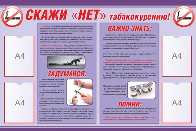 Плакат о вреде курения (арт.АГ-06) купить в Москве с доставкой: цены в  интернет-магазине АзбукаДекор