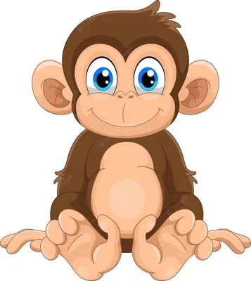 Картинки обезьянки мультяшные фото
