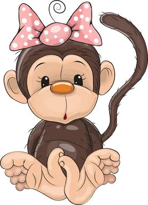 Милые мультяшные обезьянки - 64 фото