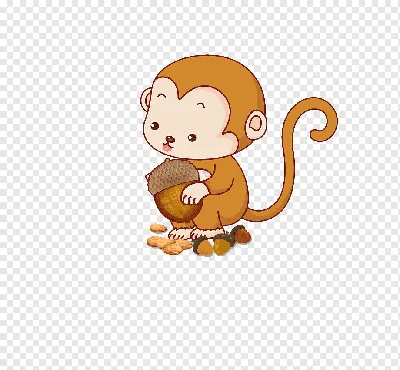 Мультяшная обезьяна рисунок - 64 фото