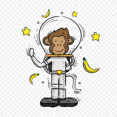 Симпатичный мультяшный Логотип обезьяны, Logos Включая: обезьяна и шимпанзе  - Envato Elements