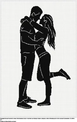Рисунок двух людей, обнимающих друг …» — создано в Шедевруме