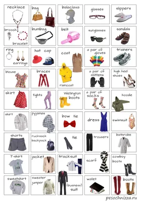 English: Clothes - teachersonlines Webseite!