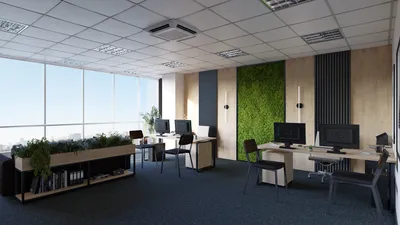 Дизайн офиса - Интерьер офиса в разных стилях с фото