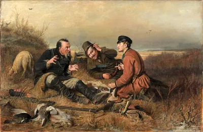 Портрет северного охотника 18 века | Пикабу
