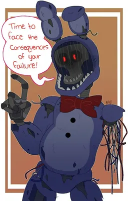 FNAF Old Bonnie\" Sticker for Sale by ChocolateColors | Redbubble