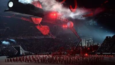Фото олимпийских флагов Зимних Олимпийских игр «Сочи 2014»