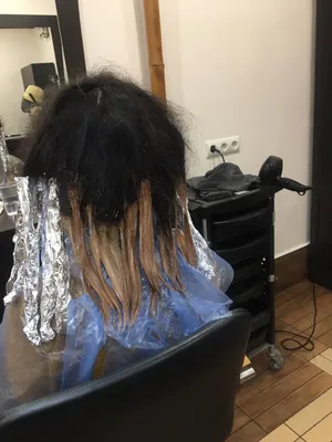 Окрашивание волос омбре на темные волосы Киев Печерск - фото, видео, отзывы  - Салон Корпорация красоты на Печерске
