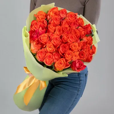 Зазазу: розы Кахала и кустовые оранжевые по цене 7828 ₽ - купить в  RoseMarkt с доставкой по Санкт-Петербургу