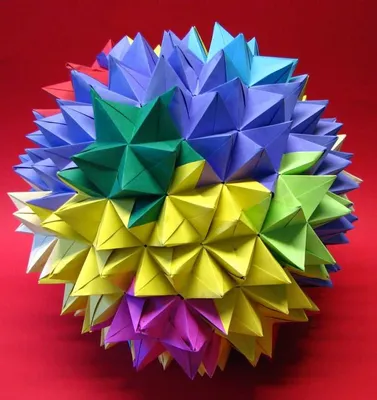 Оригами поделок из бумаги: простые и сложные варианты украшений и игрушек  (155 фото)