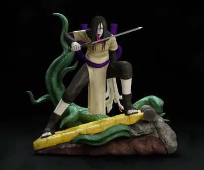 STL file orochimaru - Naruto 🦸・3D printer model to download・Cults