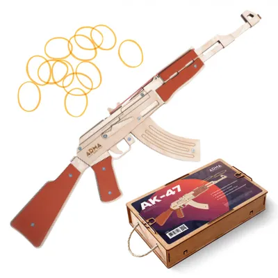 Деревянный автомат Калашникова АК-47 и нож. Набор оружия из дерева ручной  работы. Подарок сыну | AliExpress