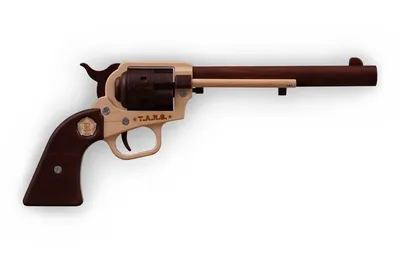 Многозарядный автомат-резинкострел ARMA из дерева, фрагментарно окрашенный,  со стрельбой очередями и съемным прикладом купить с доставкой