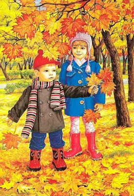 Картинки осень для детей фото