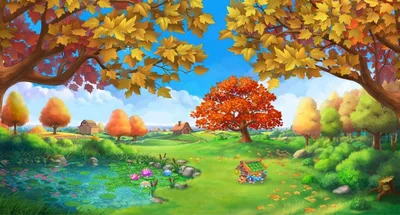 Красивые картинки про осень с детьми