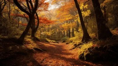 Осень в лесу (59 фото) - 59 фото