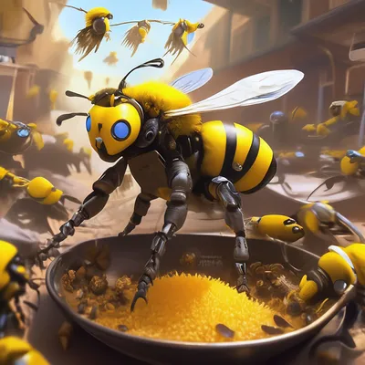 Какая крутецкая оса! Или пчела? 🙂 Автор - @mysh_medunica - Немного гламура  и красоты среди моих уютошей. Как ни крути, а много ру… | Bee, Animal  planet, Weird art