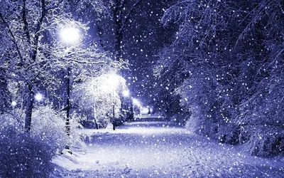 Идет снег - красивые картинки (100 фото)