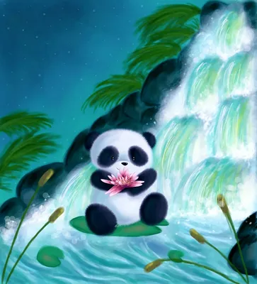 Купить Эмалированная мультяшная брошь в виде панды с изображением  животного, забавный подарок для детей | Joom