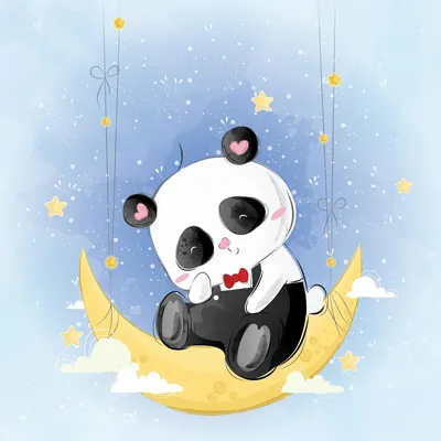 Картинки мультяшные панды (71 фото)