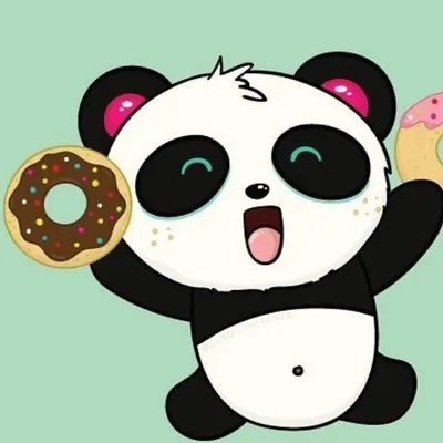 Мультяшная панда клипарт-картинка. Бесплатная загрузка. | Creazilla