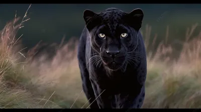 черная пантера стоковое фото. изображение насчитывающей охотник - 111366990