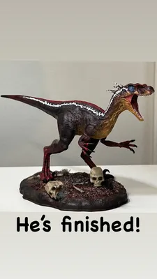 Работа Велоцираптор Парк Юрского периода (динозавр)| (динозавр) Раптор,  распечатанная в формате 3D・Cults