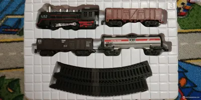 Паровозик Magnetic Train с вагончиками на магнитах (работает от батареек)  (ID#104623934), цена: 16 руб., купить на Deal.by