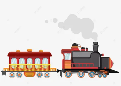 поезд паровоз PNG , Train, Мультфильм, Мультяшный поезд PNG картинки и пнг  PSD рисунок для бесплатной загрузки