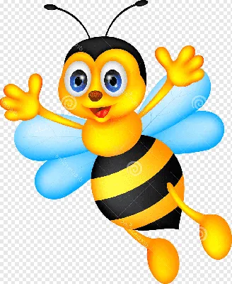 изображение счастливой мухи персонажа из мультфильма \"пчелка\". Иллюстрация  вектора - иллюстрации насчитывающей прелестное, смешно: 221966311